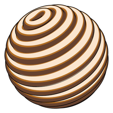 Toonforms Brown Cel-shaded 3D PNG Shapes