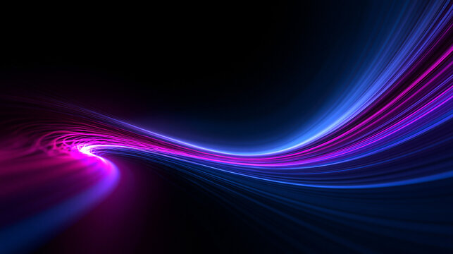 Digital Light Waves Abstract Technology Background
