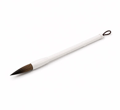 Traditional calligraphic brush with fine tip