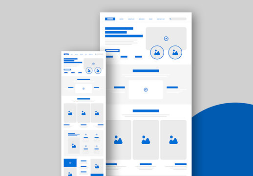 Wireframe Template Layout