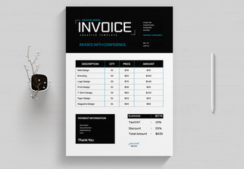 Invoice Template for Business Billing and Accounting