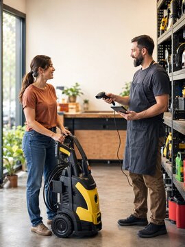 Contactless check in at a tool library during a contactless handoff