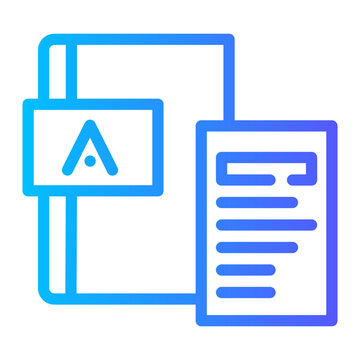 appendix document a icon