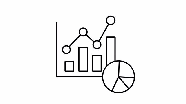 Data Chart motion icon