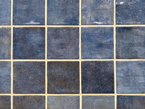 arri&egrave;re plan - carrelage moderne &agrave; carreaux bleu oc&eacute;an
