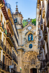 Obraz premium the cathedral of san sebastian spain