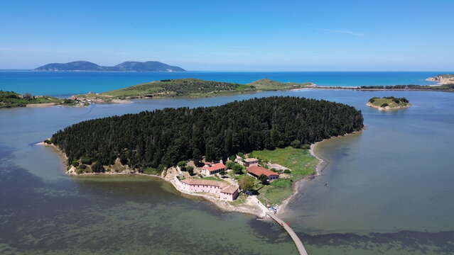 Monast&egrave;re Sainte-Marie, Ile de Zvernec, Albanie