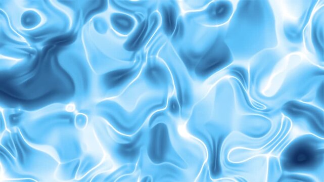 Abstract nexus water vein. Abstract blue liquid flow animation background with glowing organic waves