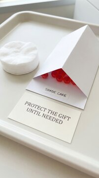 Medical Supplies and Protective Card for Blood Donation, Ready for Use