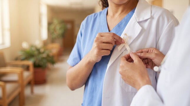 Healthcare professionals preparing for World Lungs Day