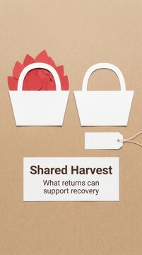 Symbolic Basket Illustrating Support for Blood Donation and Recovery Efforts