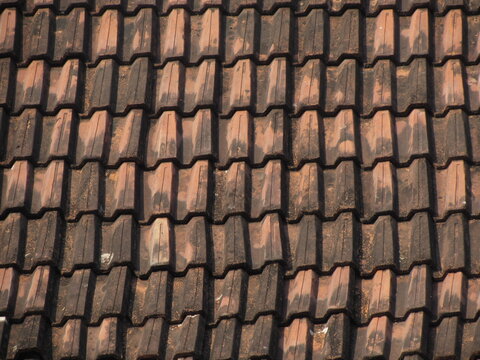 red roof tiles