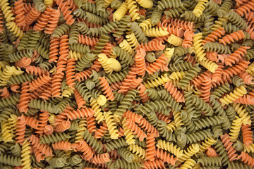 Obraz premium Background image of colorful spiral paste