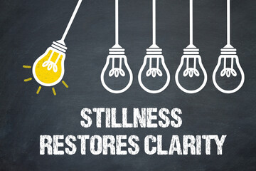 Fototapeta premium Stillness Restores Clarity 