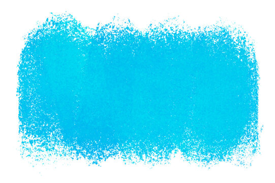Blue watercolor brush