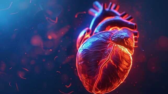 Detailed medical 3D illustration of venous thrombosis inside human blood vessel, blood clot formation blocking vascular lumen, cardiovascular system disorder, circulatory disease anatomical visualizat
