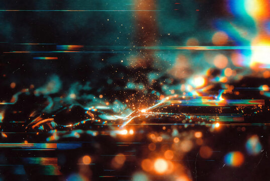 Teal Fracture Glow