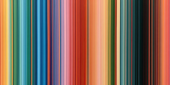 Vibrant vertical stripes of diverse colors, smoothly blended and sharply defined