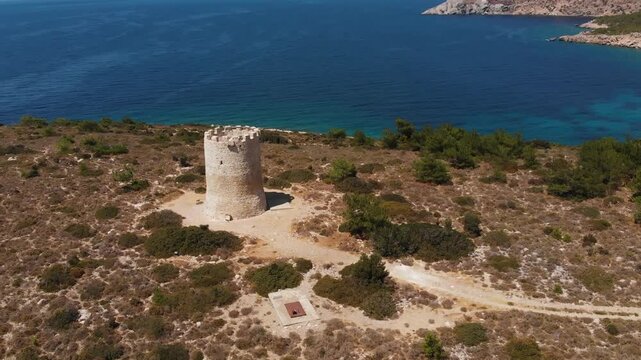 Ancient watchtower chios
