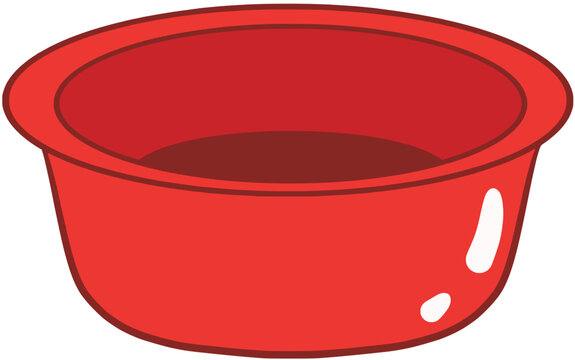 red rubber tub 