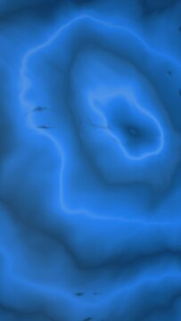 Abstract Blue Swirls and Lines