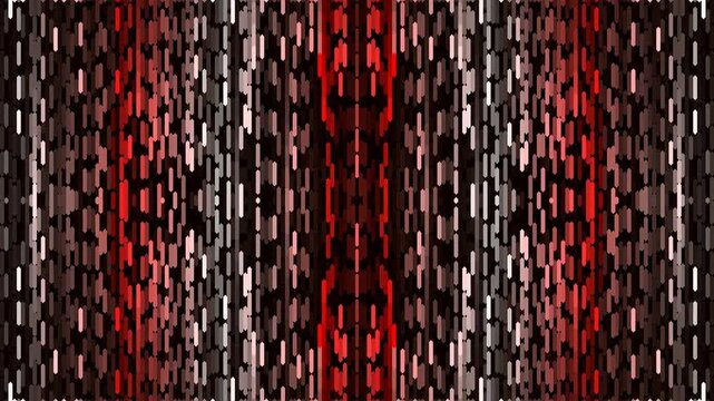 Abstract digital data explosion with fiery red binary code texture for tech and cybersecurity themes