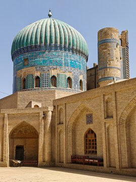 Balkh, Afghanistan - one of the pearls of Afghanistan, Balkh displays a lot of history. Here in particular amazing Green Mosque
