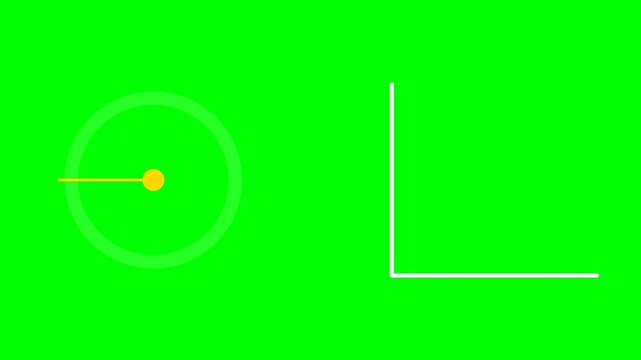 Minimalist speedometer and bar chart icons for data performance visualization