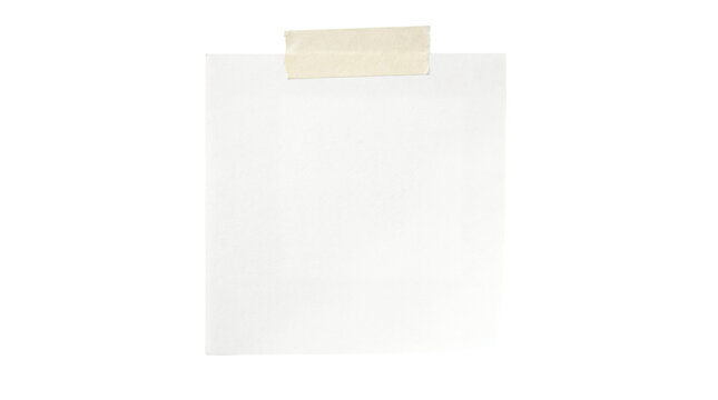 Sticky note reminder post it note paper isolated on white background