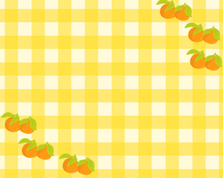 Gingham design texture illustration for greeting card or printable
