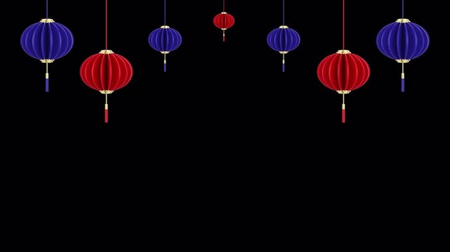 Chinese new year abstract background with lantern