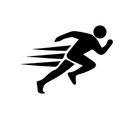 Obraz premium Running Sprint Athlete Icon