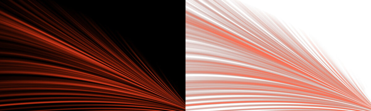 Rays Emanating From a Central Point in a Vibrant Red and Black Abstract Design Featuring Radial, Pattern, Light with Glow