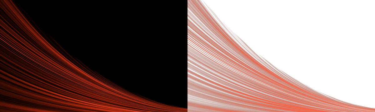 Abstract Red Light Streaks with Transparent Background for Design Use Featuring Vector, Illustration, Digital with Art and Glow