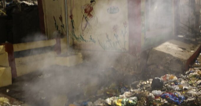 Garbage dump on Tar road