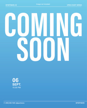 Event Release Calendar Poster with Event Schedule