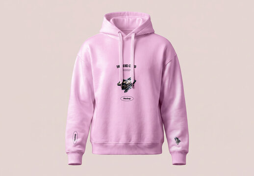 Hoodie Mockup Flat Lay
