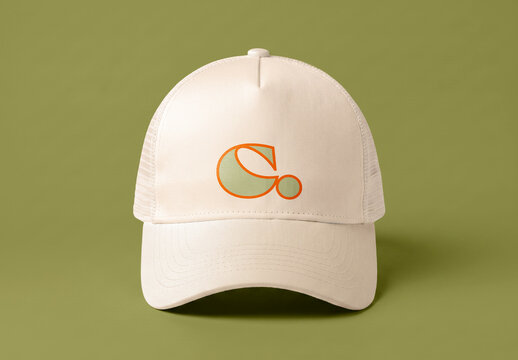 Trucker Cap Mockup Front View