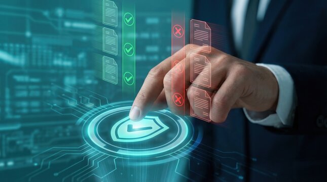 AI system automates document review with detection to approve or reject files quickly improving workflow and reducing manual approval delays