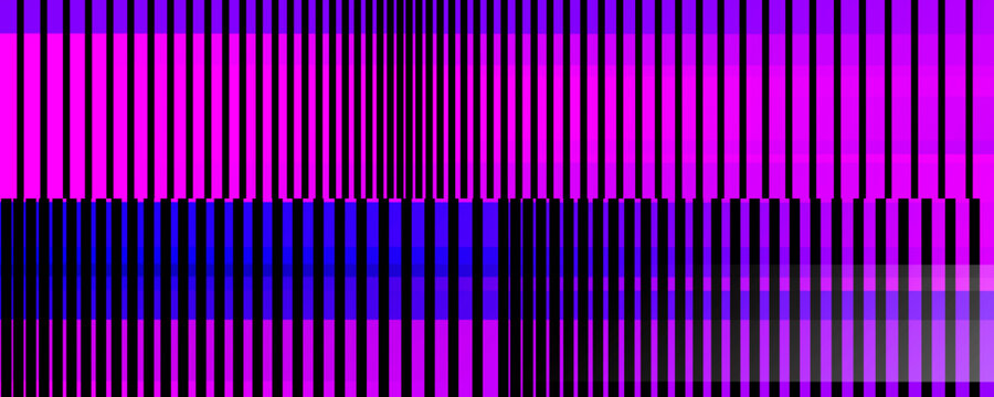 Abstract Geometric Pattern with Colorful Vertical Stripes and Transition Effect. Modern Color Background for creative graphic design. Vector illustration.