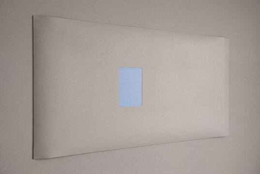 Single Flexible E‑Paper Wall Panel with Subtle Color‑Changing Segment &ndash; 5K Adaptive Interior Future Material