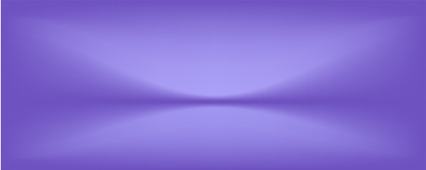 Fototapeta premium Abstract gradient podium background. Violet, purple and lilac empty 3d studio backdrop. Clean scene for product presentation mockup template. Vector illustration