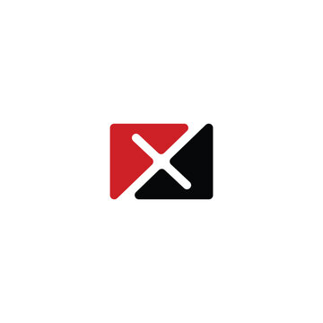 X letter initial professional logo design