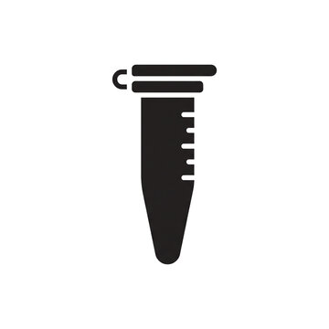 Laboratory microcentrifuge eppendorf tube icon