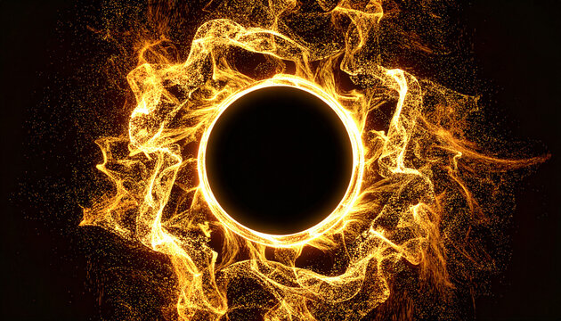 黄金の光が上昇する神秘的なエネルギーオーラ素材
Mystical golden energy aura with rising light and glowing particles