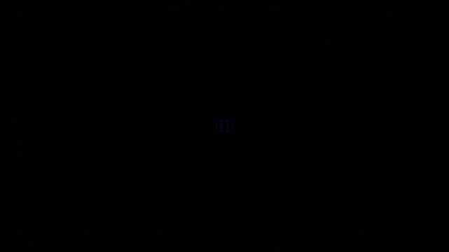 Glowing Sci-Fi Symmetrical Tunnel VJ Loop Neon Light Cyberspace Background