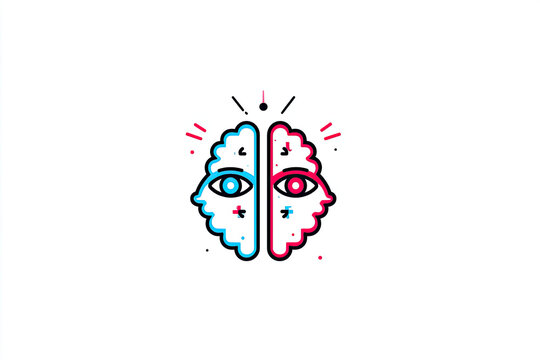 Trusting intuition RGB color icon. Open minded. Stop overthinking. Inner vision. Self awareness. Simple filled line drawing. Editable stroke.