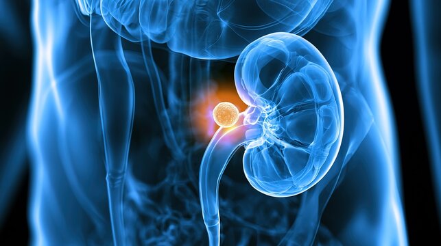 Professional medical 3D anatomical visualization of gonorrhea bacterial sexually transmitted infection, gonococcus bacteria infecting human urogenital tract tissues, pathological damage display 