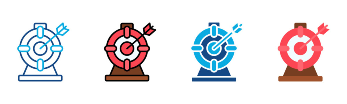 Goal Icon Multiple Style Collection