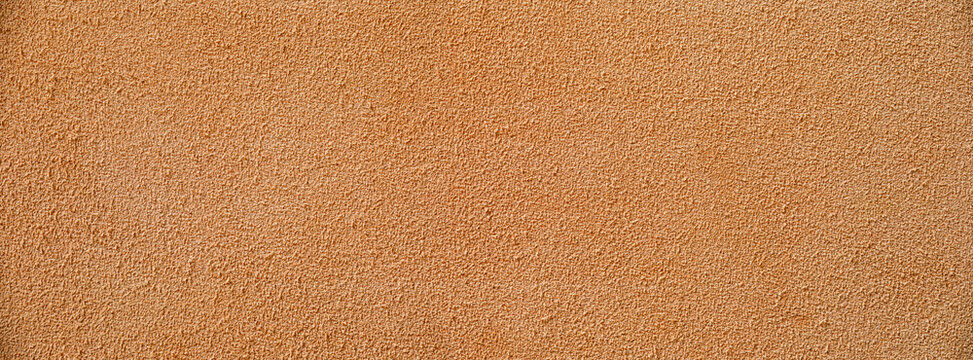 Panoramic Terracotta Suede Leather Texture Background for Banner